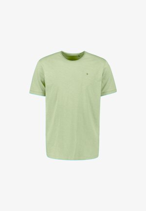 NO EXCESS, SLUB WITH ROUND NECK - T-Shirt basic - seagreen
