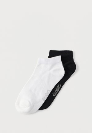 6 PACK UNISEX - Κάλτσες για αθλητικά παπούτσια - black/white