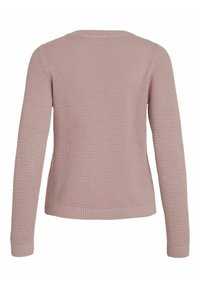 VILA VIDALO O-NECK - Stickad tröja - pale mauve