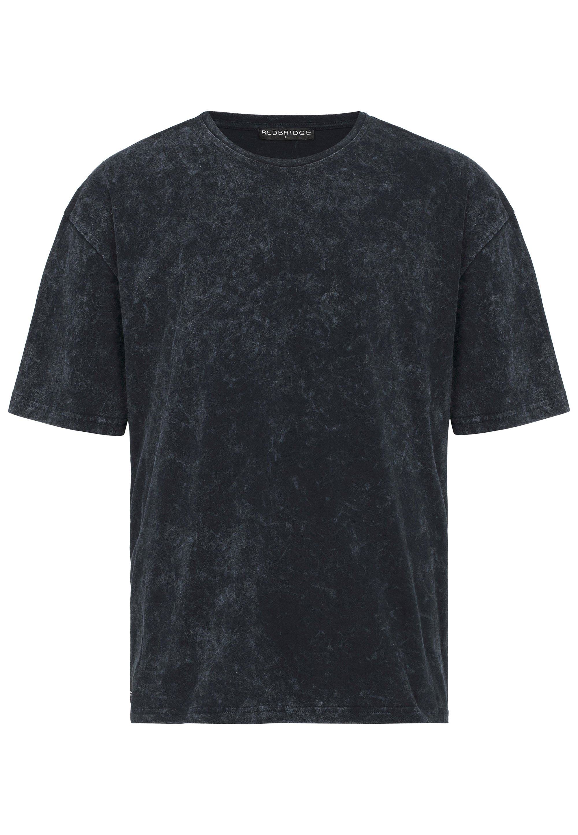 red black and blue shirt