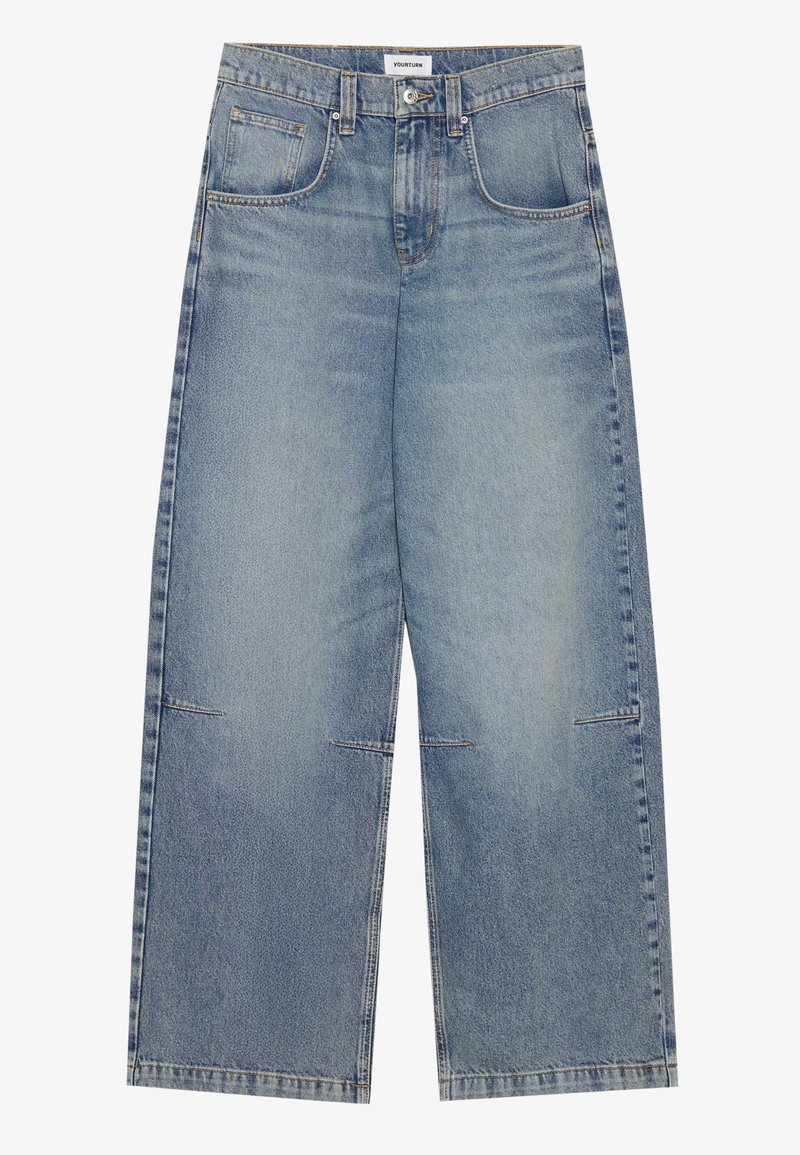 YOURTURN Jeans baggy blu scuro