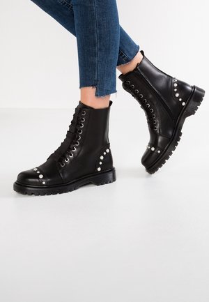 Stivaletti stringati - black