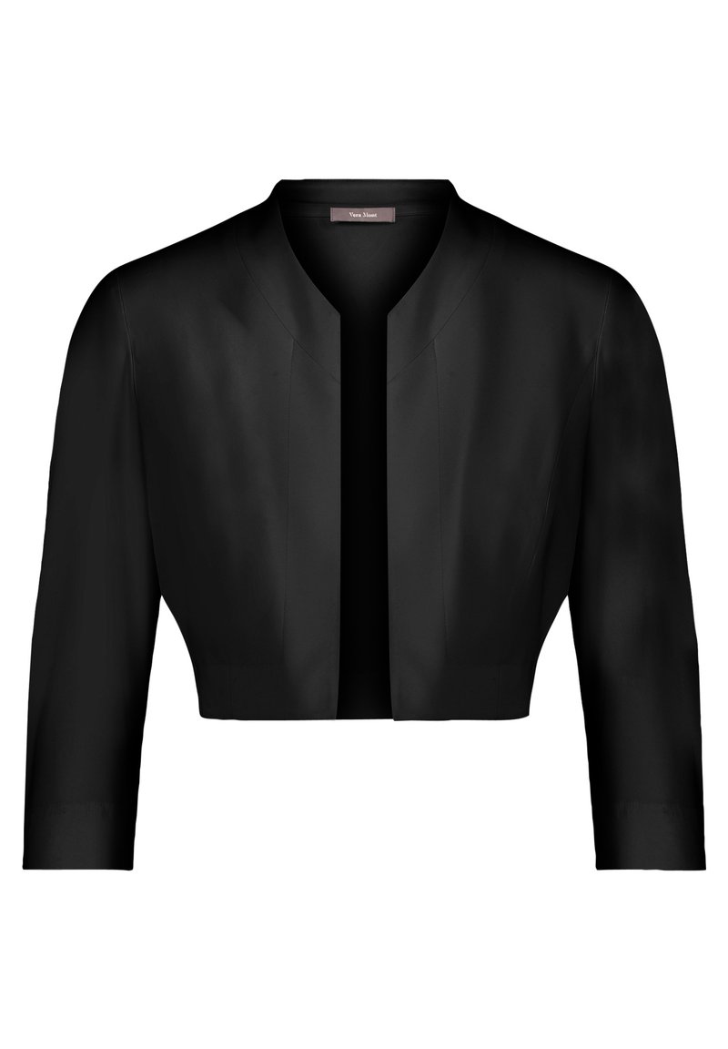 Damen Bolero Jäckchen Bolero Jacke Chiffon Schwarz Bolero Mit