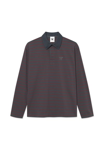 WOOD WOOD WWLANDON 25215 - Long sleeved top - black/sand stripe