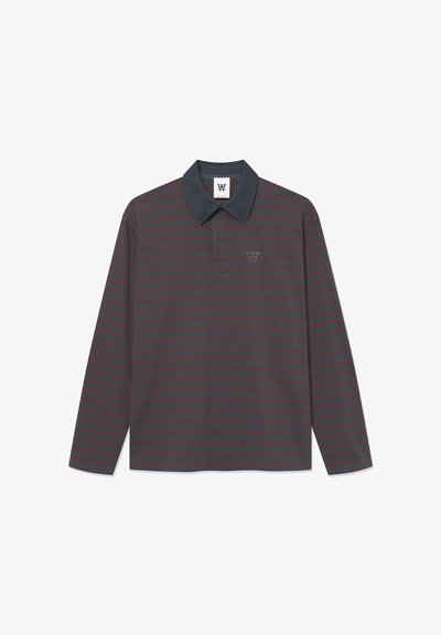 WOOD WOOD WWLANDON 25215 - Long sleeved top - black/sand stripe