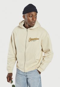 Redefined Rebel BLAISE - Zip-up sweatshirt - sandshell