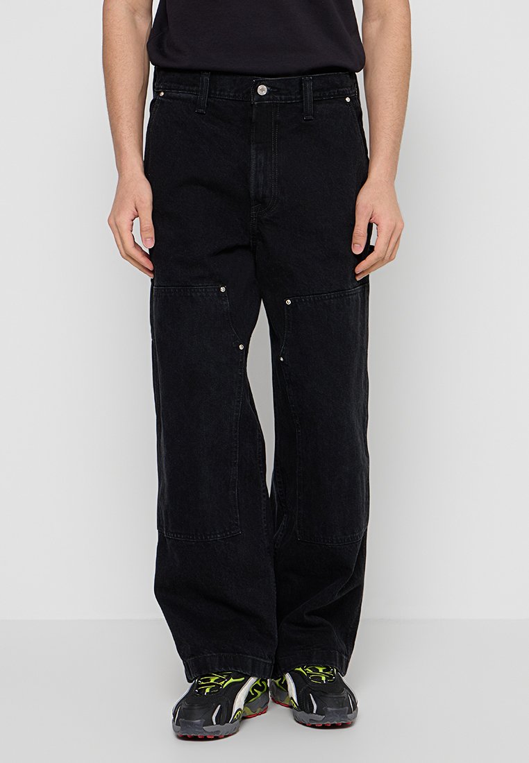 Abercrombie & Fitch Carpenter-jeans zwart