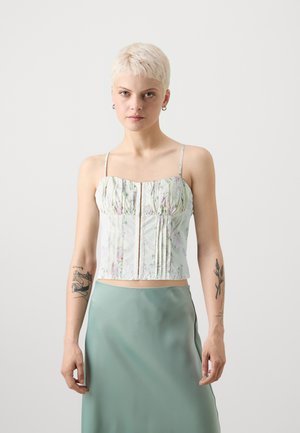 GATHERED BUST  - Top - multi-coloured
