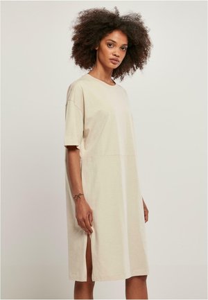 Jersey dress - beige