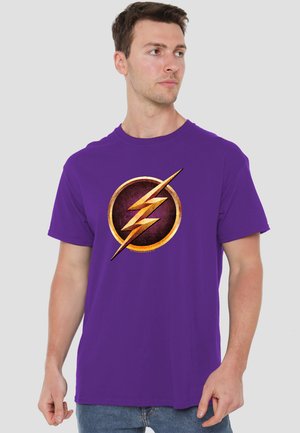 Cotton Soul, THE FLASH CHEST LOGO - Print T-shirt - purple