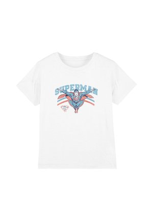 Warner Brothers, SUPERMAN FLYING STRIPES UNISEX - T-Shirt print - white