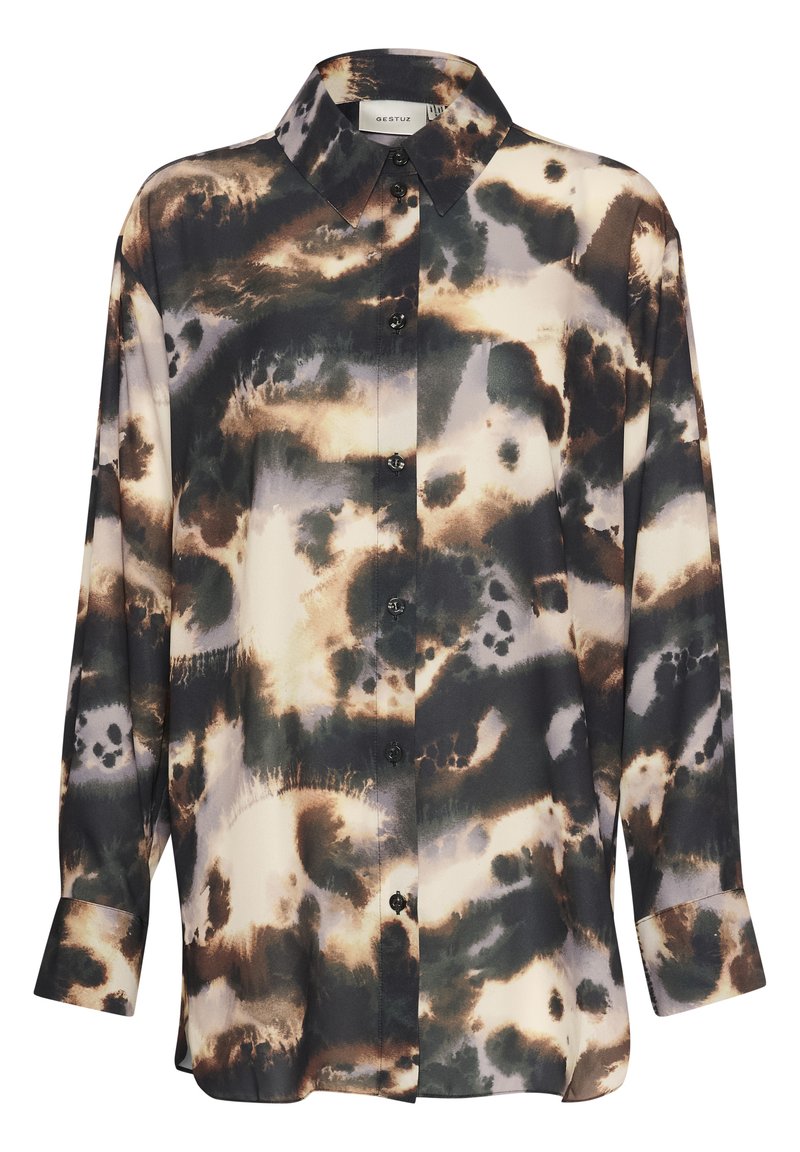 Gestuz Overhemdblouse bruin Gestuz Overhemdblouse bruin