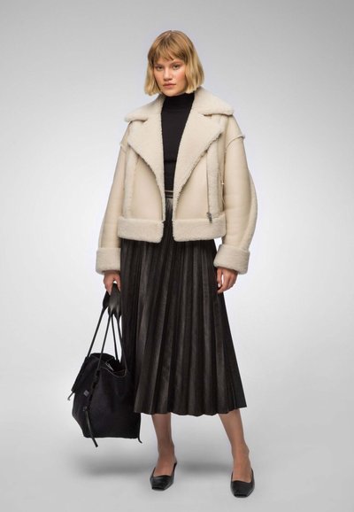 VSP MARION - Lederjacke - beige