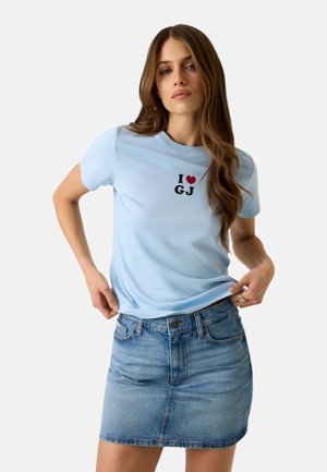 Guess T-shirt con stampa - azzurro