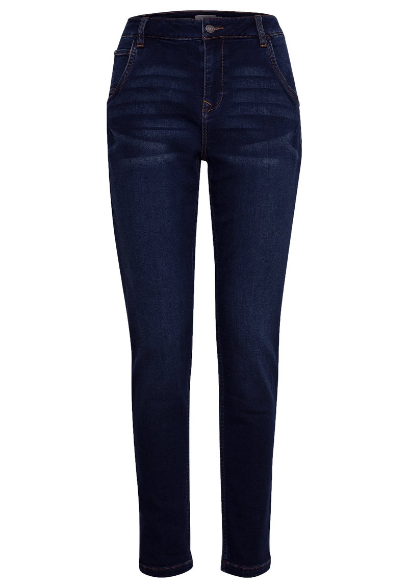 Fransa Jeans Skinny Fit donkerblauw