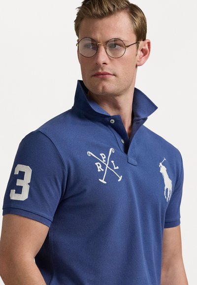 Polo Ralph Lauren Custom Slim Fit Big Pony Mesh Polo Shirt - Poloskjorter - old royal