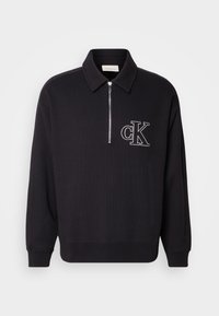 LOGO ZIP - Jumper - black