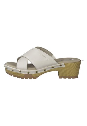 Tamaris Heeled mules - offwhite