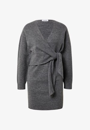 EDITED LORAN - Gebreide jurk - graumeliert dunkelgrau