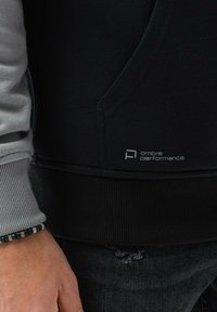 Ombre THREE-COLOR  WITH A HOOD B1419 - Felpa con zip - grey