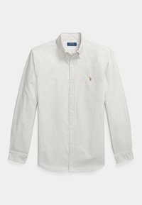 CUSTOM FIT STRIPED OXFORD SHIRT
 - Ing - pale russet/white