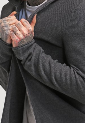 Chaqueta de punto - mottled dark grey