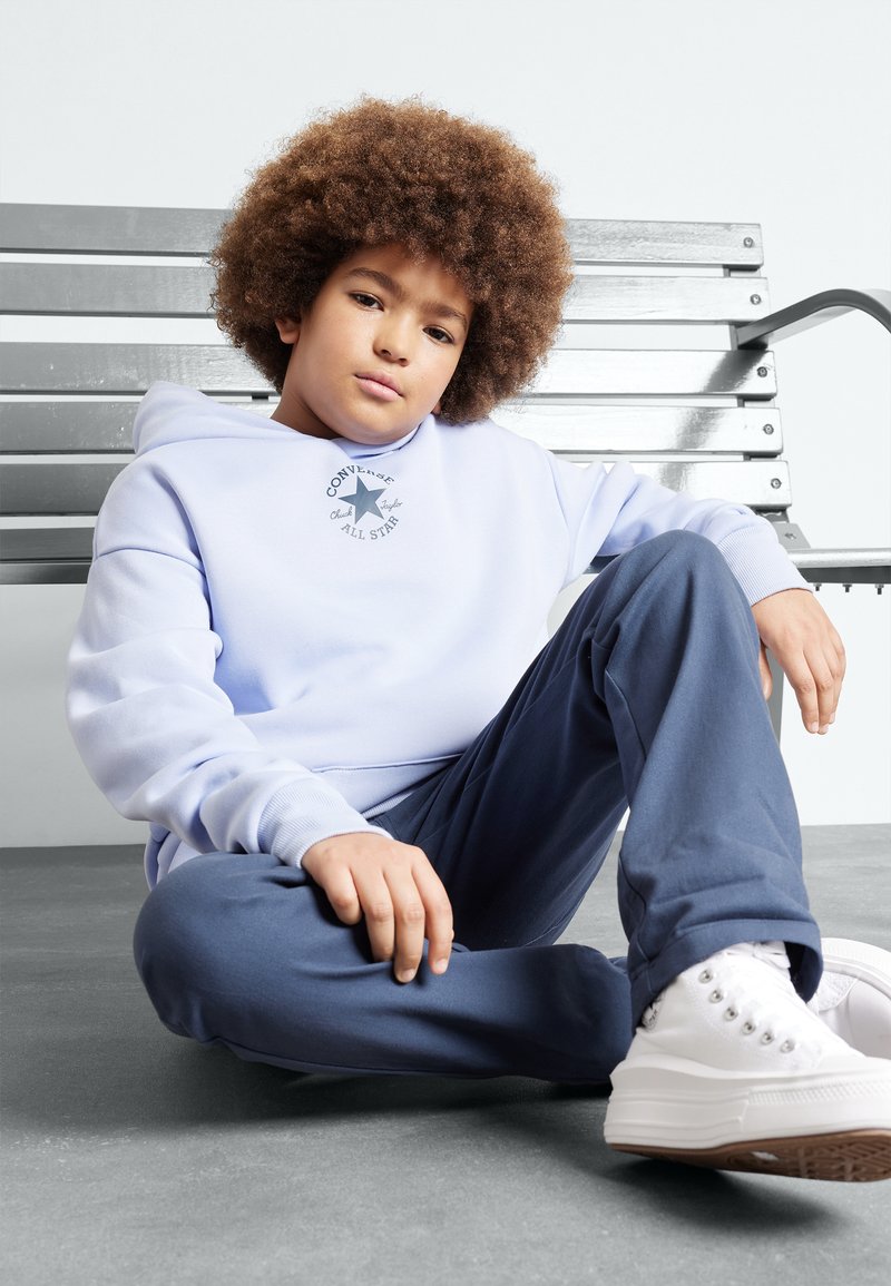 Converse SUSTAINABLE CORE HOODIE UNISEX - Majica s kapuljačom - mystic sky