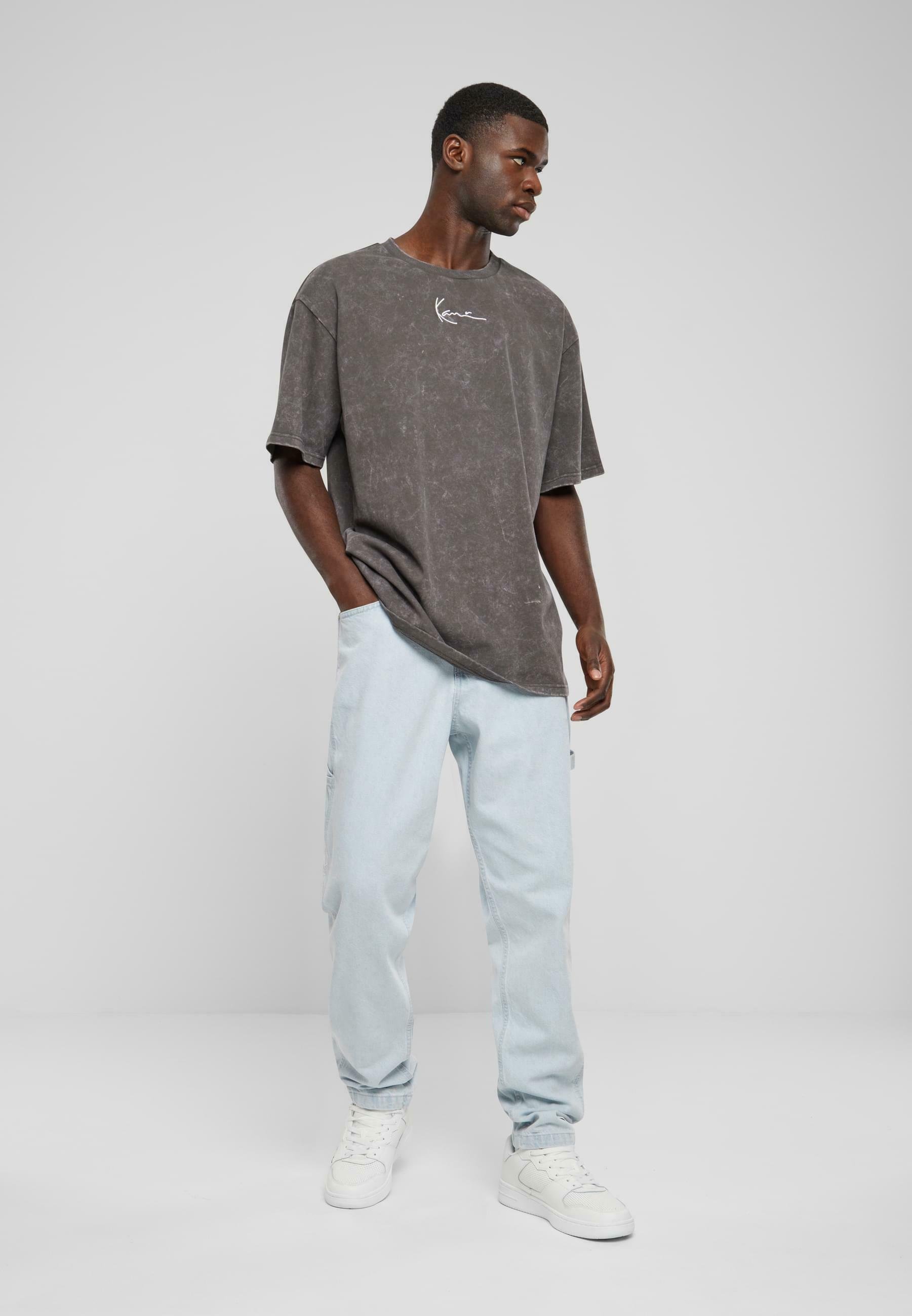 Karl Kani SMALL SIGNATURE WASHED HEAVY SKULL TEE - T-shirt