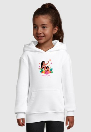 MOANA AND SIMEA SHARED HEART BASIC - Kapuzenpullover - white
