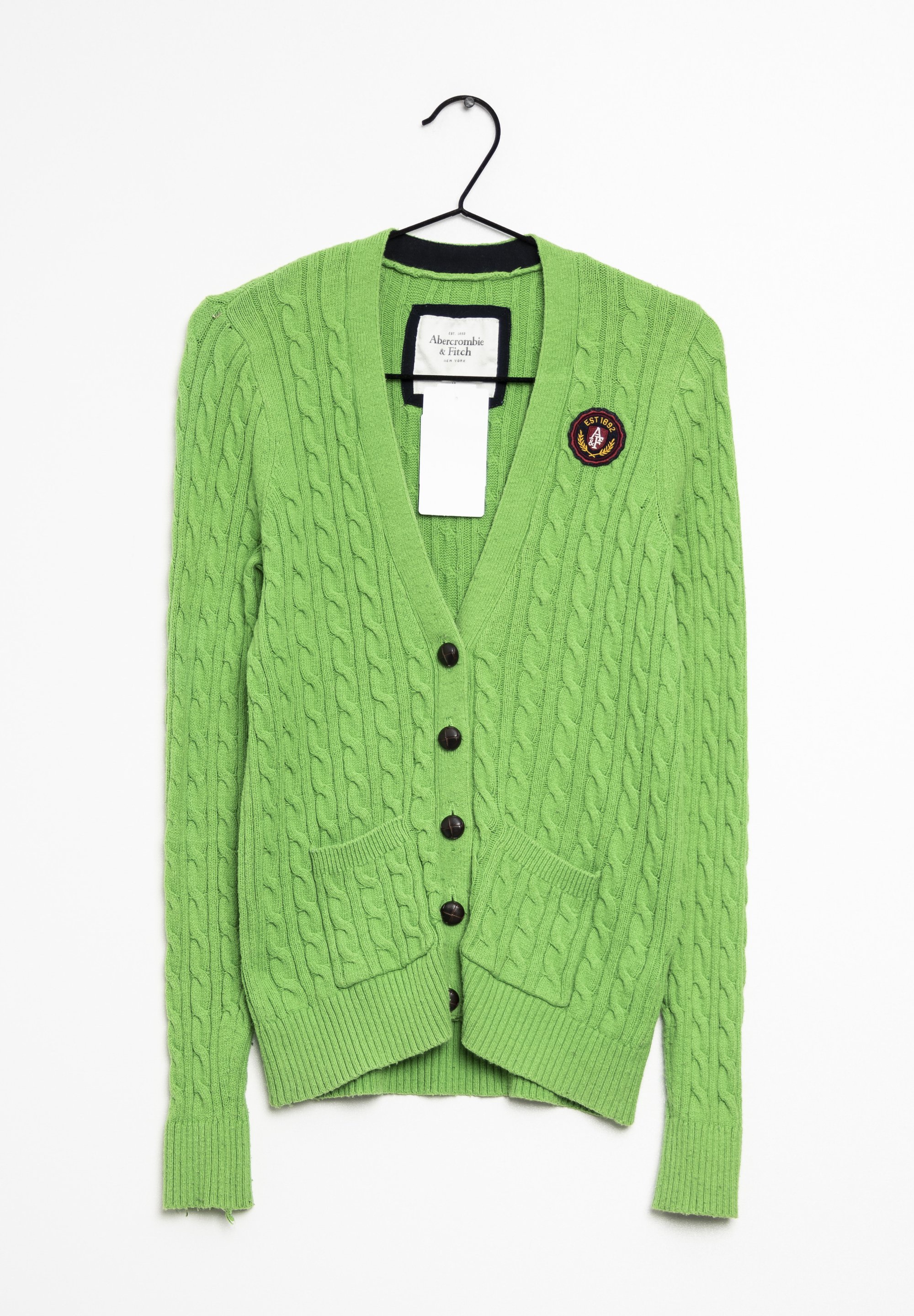 Green Abercrombie And Fitch Cable Knit Sweater Abercrombie Fitch