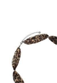 My Jewellery LEOPARD WITH STATEMENT HEART - Collana - silver coloured