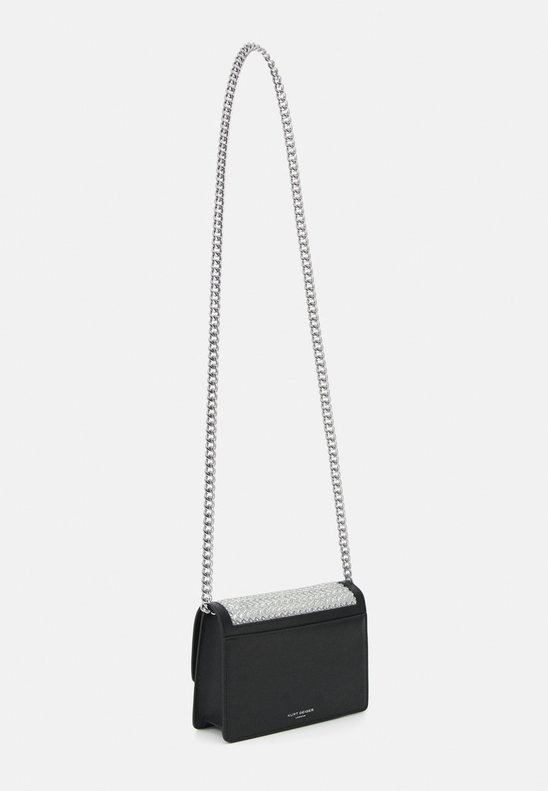 Kurt Geiger London SHOREDITCH CROSS BODY - Across body bag - silver ...