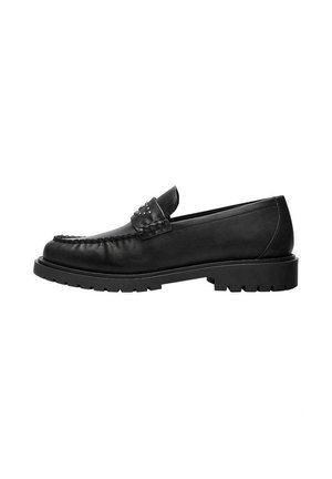 FLAT LOAFERS - Loafers - black