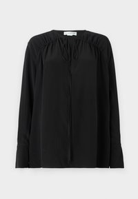 GATHER DETAIL TIE - Blouse - black