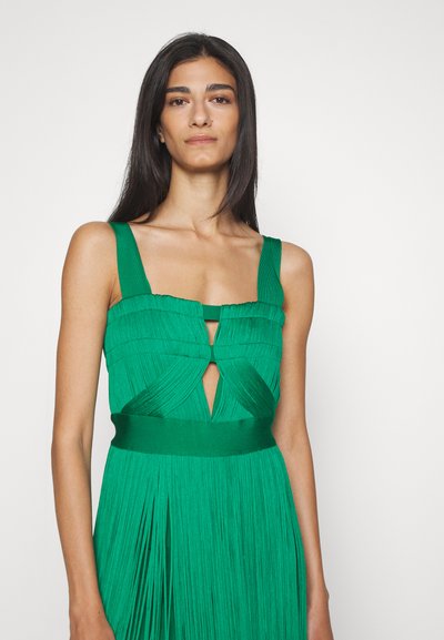 Hervé Léger CONTOUR BUST WIDE STRAP FRINGE GOWN - Μάξι φόρεμα - cypress