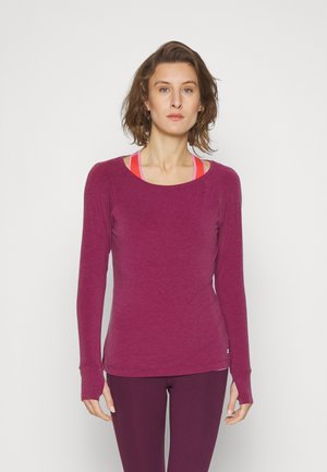 BREATHE BOATNECK - Sports T-shirt - huckleberry