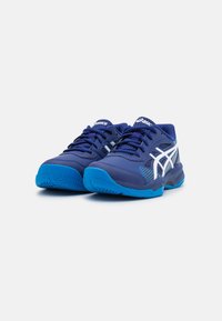 ASICS GEL GAME 8 UNISEX - Tenisové boty na všechny povrchy - dive blue/white
