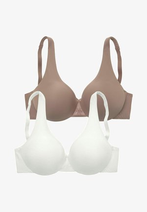 LASCANA, 2 PACK - Underwired bra - weiß