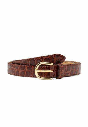 VERA CROCO  - Ceinture - dark brown