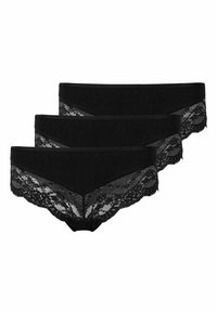 SNOCKS 3 PACK LACE - Panties apricot/grün/schwarz/apricot - mix