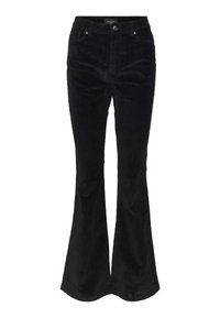 HIGH WAIST VMSIGA FLARED - Broek - black