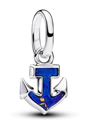 Pandora, BRELOQUE PENDANTE MINI ANCRE BLEUE - Charm - silver-coloured blue