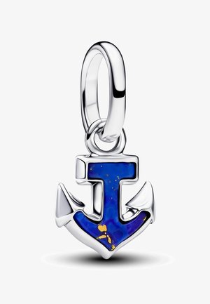 Pandora, BRELOQUE PENDANTE MINI ANCRE BLEUE - Charm - silver-coloured blue