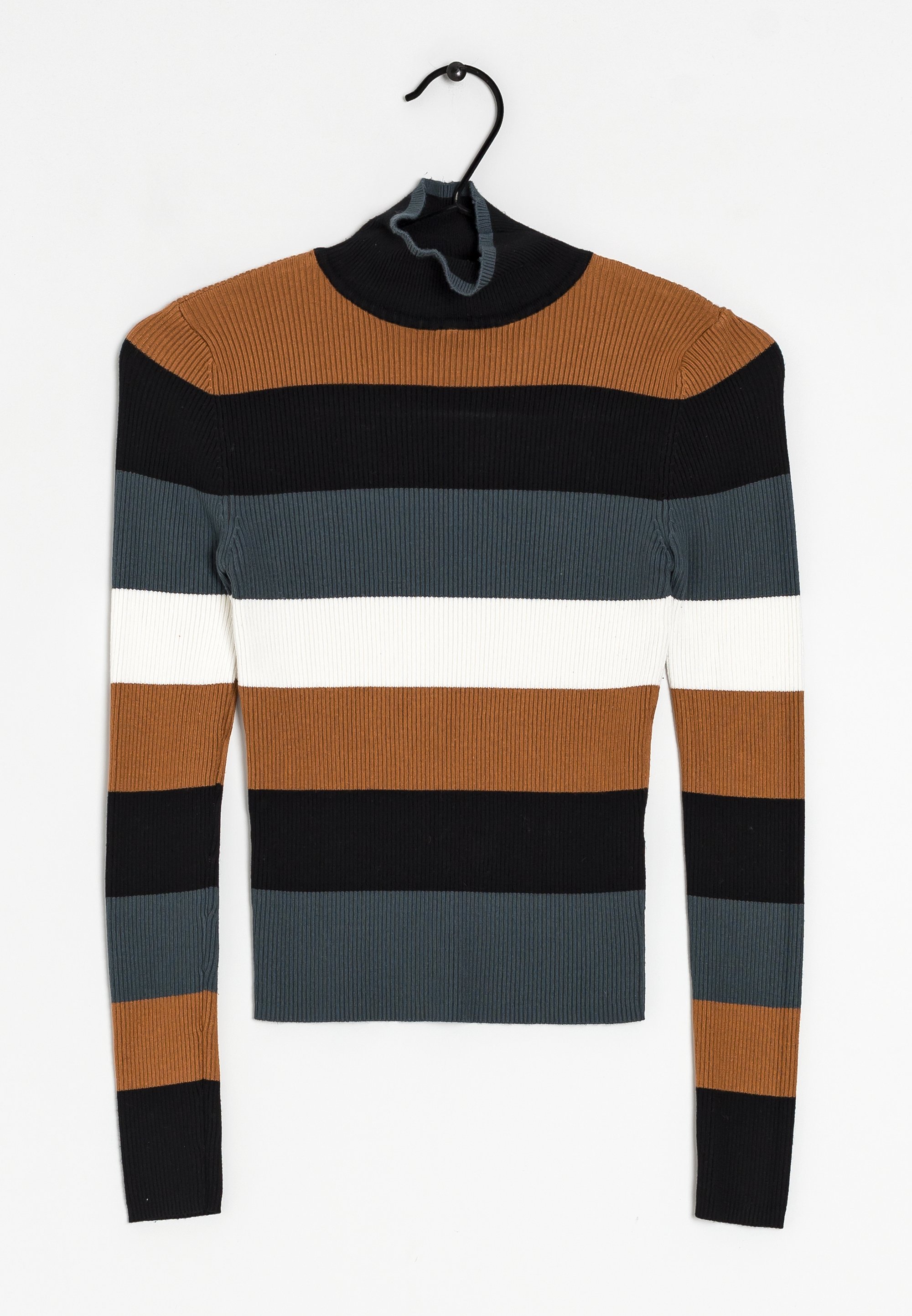 Zara Strickpullover grey/light brown/ black/grau (Pre-owned