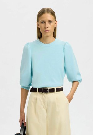 SLFTENNY 3/4 NOOS - Sweatshirt - blue glow