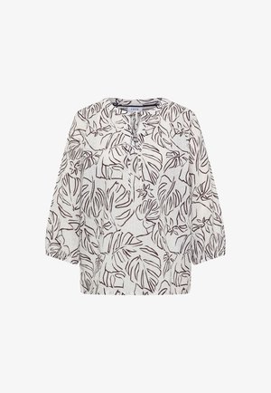 Cecil, 3/4-ARM TUNIKA MIT BLÄTTERPRINT - T-shirt à manches longues - light alabaster white