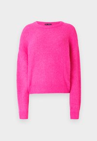 SLOUCHY PULLOVER - Strickpullover - standout pink