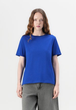 PCRIA FOLD UP SOLID TEE - T-shirt - bas - mazarine blue