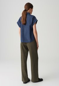 OPUS LOOSE FIT CHAMBRAY - Chemisier - mid oxford blue