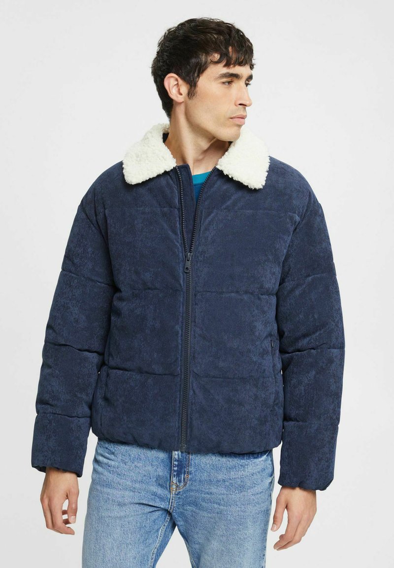 Esprit Winter jacket navy/mottled dark blue Zalando.co.uk